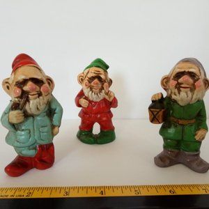 Vintage Japan 4" Gnomes